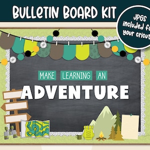 Back To School Bulletin Board Kit | Classroom Decor | Door Decor | Bulletin Board Kit Printable | Welcome Back To School Bulletin Design