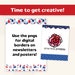 4th of July Bulletin Board Border, Printable Border for Classroom Decor ...