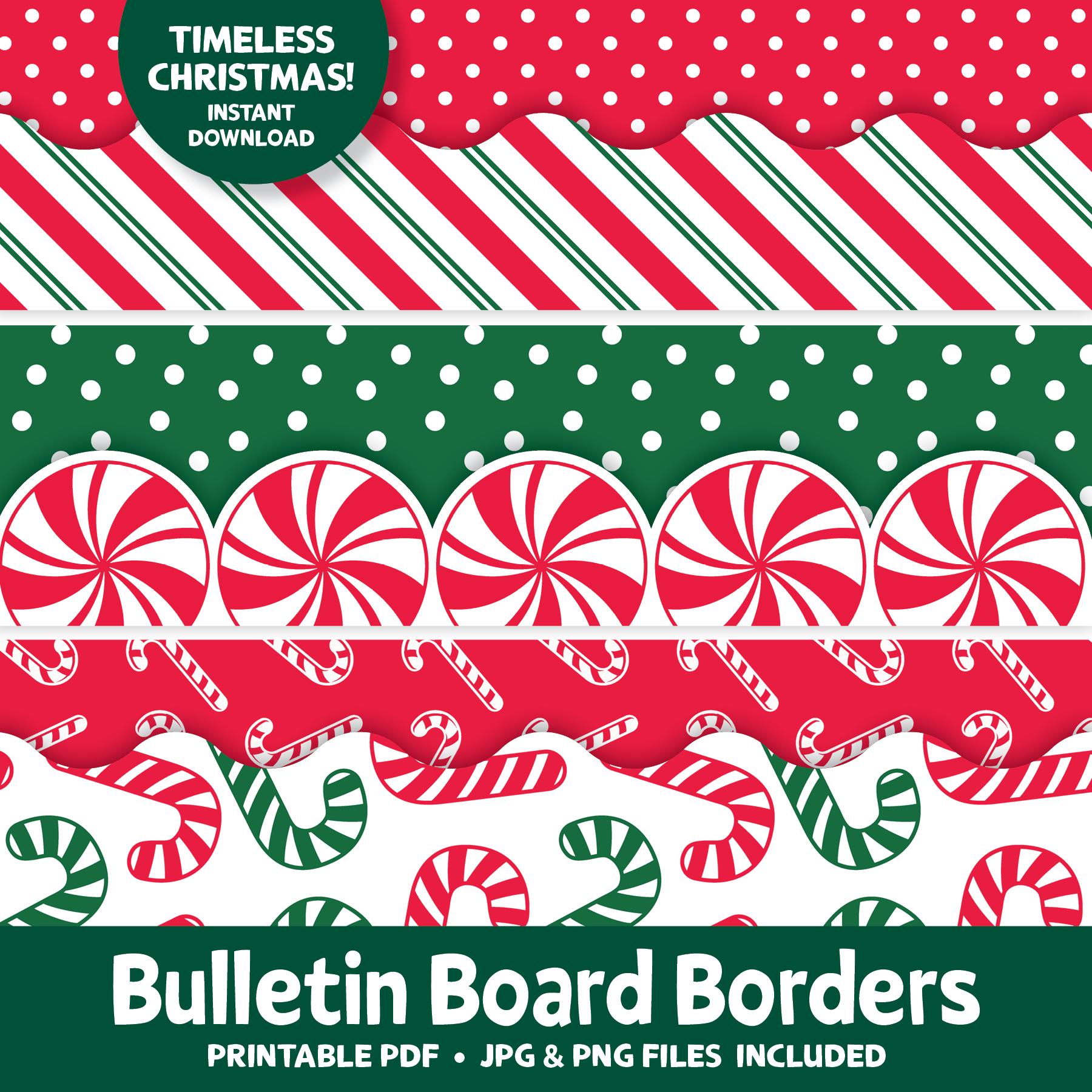 christmas-bulletin-board-borders-candy-cane-decor-pdf-etsy for Free Printable Christmas Bulletin Board Borders Christmas Bulletin Board Borders: Candy Cane Decor (PDF) - Etsy for Free Printable Christmas Bulletin Board Borders