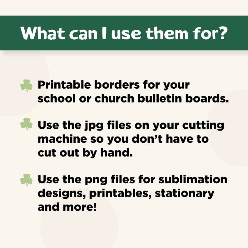 St Patricks Day Bulletin Board Border Set, March Bulletin Border ...