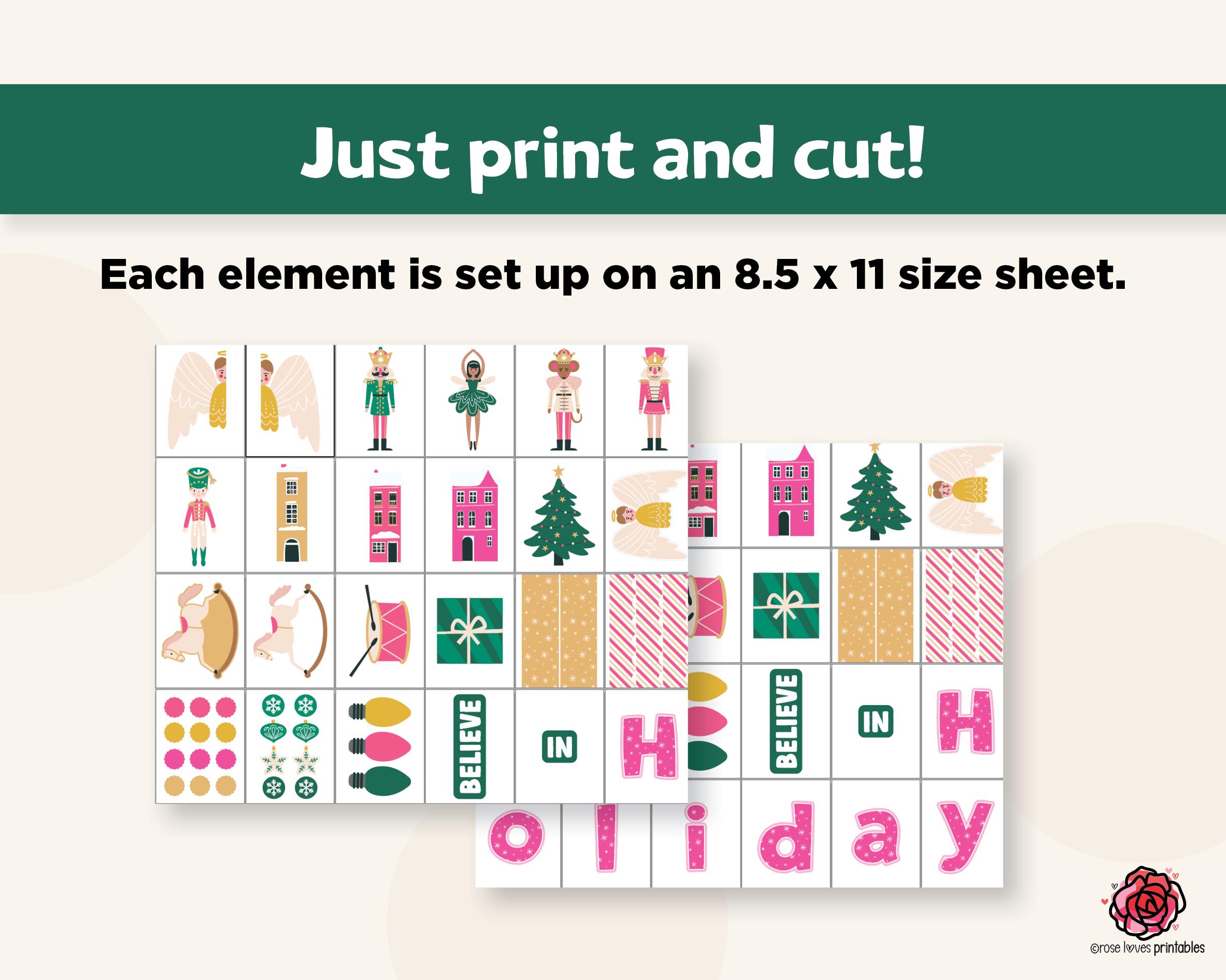 Nutcracker Bulletin Board, Christmas Bulletin Board Kit, Printable ...