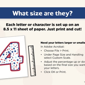 July Bulletin Board Kit, 4th of July Bulletin Board Letters, Printable ...