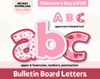Valentines Bulletin Board Letters February, Valentines Letters ...