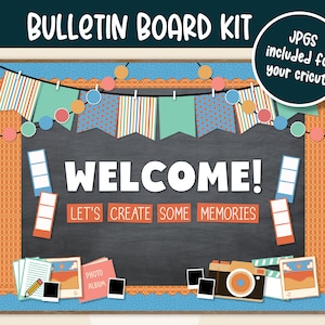Back To School Bulletin Board Kit | Classroom Decor | Welcome Back To School Bulletin Design | Homeschool Kit | Bulletin Board Kit Printable