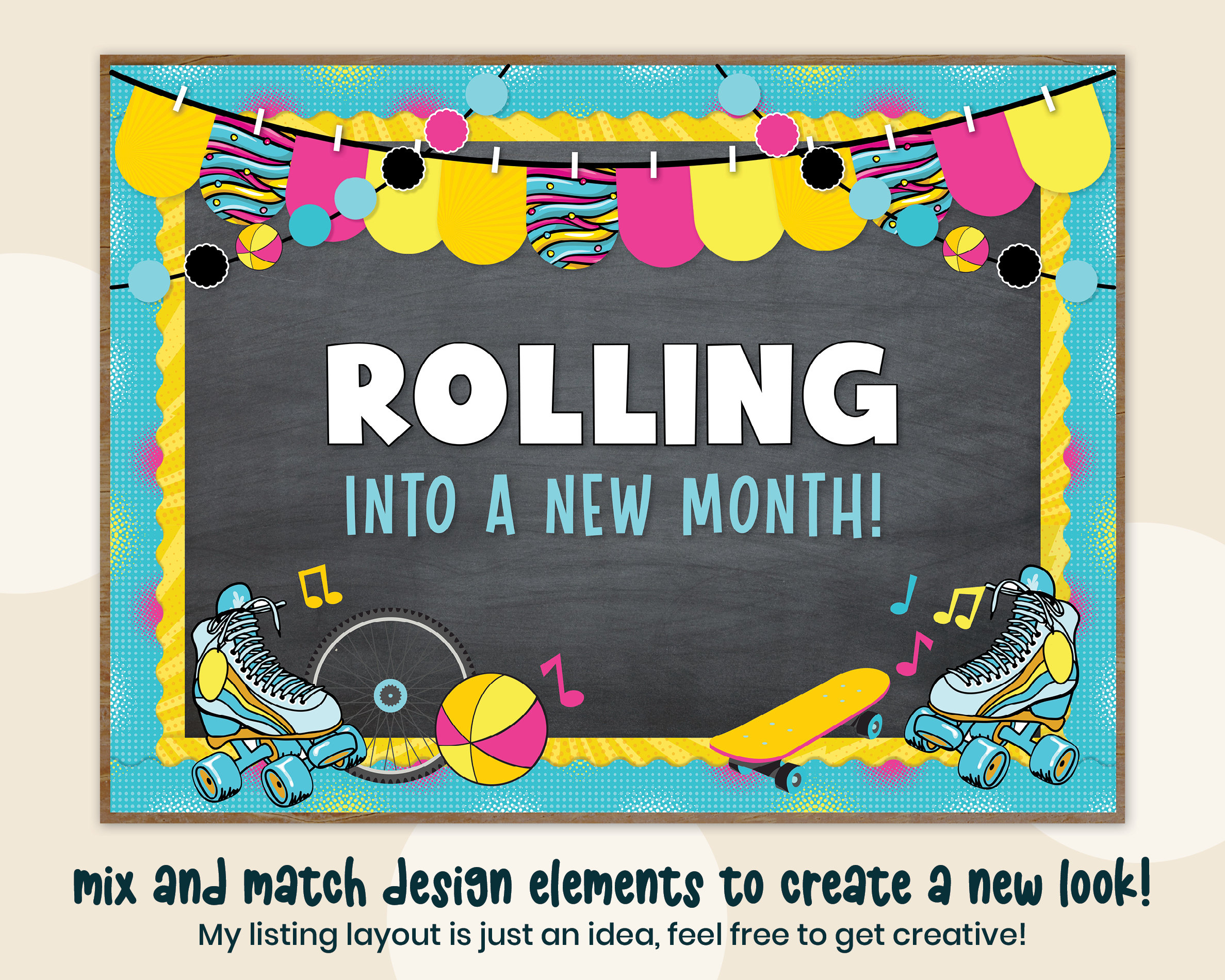 Back to School Bulletin Board Kit Classroom Decor Back to