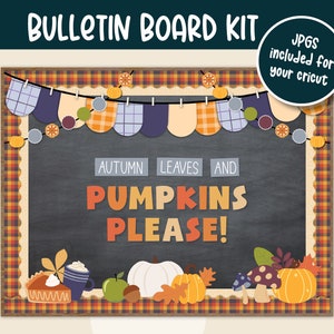 Fall Bulletin Board Kit, Autumn Bulletin Board for Classroom, Fall Classroom Decor, Thanksgiving Bulletin Board Kit, Fall Themed Bulletin