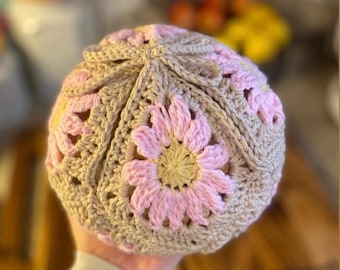 Daisy Sourdough Wrap crochet pattern- fits 6-8 inch loaves, stitchedbyshari handmade gift sourdough lovers- English PDF pattern only.