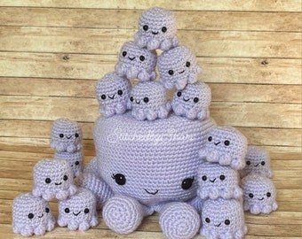 Mama Octopus Memory pattern. No sewing! * PATTERN ONLY* Original StitchedbyShari Design