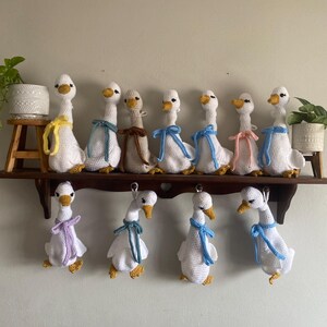 Grocery Bag Goose- English Crochet Pattern- PDF digital download- cute crochet goose, easy pattern, a stitched by shari design image 7