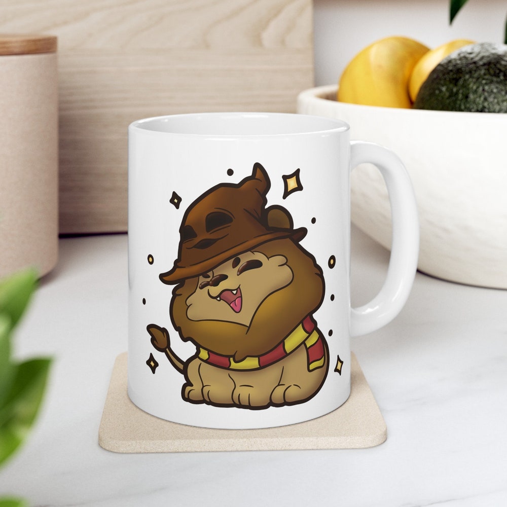 Harry Potter Inspired Fanart Mug Gryffindor Ceramic Mug Slytherin Ravenclaw Hufflepuff House Hogwarts Mug Hogwarts House Birthday Gift Bespoketshirt