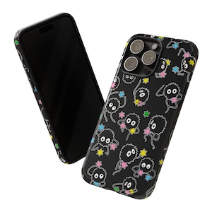 Ruß Sprite Stilvolle iPhone Hülle MagSafe Ssuwatari Chihiros Reise ins Zauberland Chihiros Stil Anime iPhone Hülle Schützende Handy Hülle Ghibli