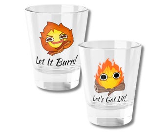 Calcifer Borrelglas: Howl's Moving Castle anime cadeau
