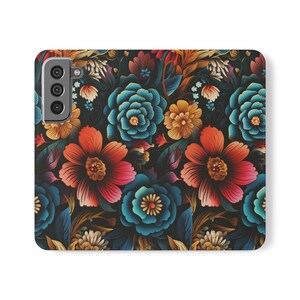 ボヘミアン ガーデン パーティー | ボヘミアン フローラル 携帯ケース | iPhone ケース | Samsung Galaxy ケース | かわいい携帯ケース