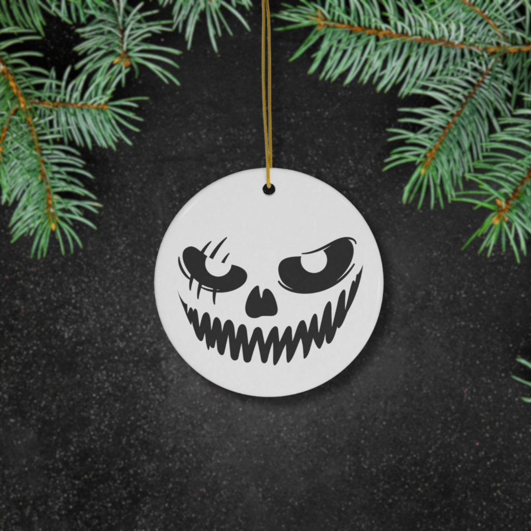 Halloween Jack O' Lantern Tree Ornament Etsy