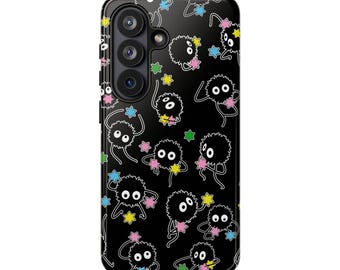 Funda elegante para Samsung con diseño de duende del hollín, funda protectora para teléfono de anime de El viaje de Chihiro y Mi vecino Totoro, Ghibli.