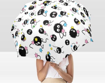 Soot Sprite Umbrella: Spirited Away Anime Sunshade