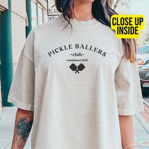 Pickleball shirt dameskleding, pickleball t-shirt voor pickler, pickle ball shirts voor haar, schattige pickle ball tshirt, kleding voor pickle ballers