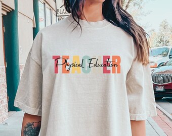 PE terug naar school cadeau, leraar waardering tee, leraar lichamelijke opvoeding shirt, PE leraar leven, gymleraar tshirt, leraar ploeg tee