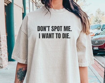 T-shirt mème drôle, cadeaux bâillon pour rat de gym, t-shirt de sport pour femme, t-shirt couvre-pompe pour rat de gym, vêtements de sport, cadeaux d'haltérophilie pour haltérophile