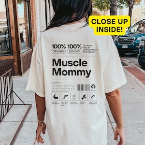 Muscle Mommy Gym Pump Cover T Shirt, Funny Gym Shirt for Workout, Gym Gifts, Weight Lifting Gifts, Gym Tee Gift for Mom, Mothers Day Gift