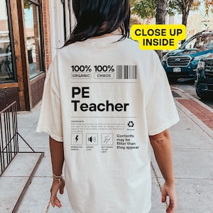 Physical education teacher shirt, PE back to school gift, PE teacher appreciation gift, Trendy teacher tee, Specials teacher shirt, Phys ed