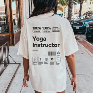 Yoga Shirt for Yoga Lover, Yoga Gift, Funny Shirt for Yoga Instructor, Zen Shirt, Mental Health Shirt, Meditation Tee Shirt, Yoga Top