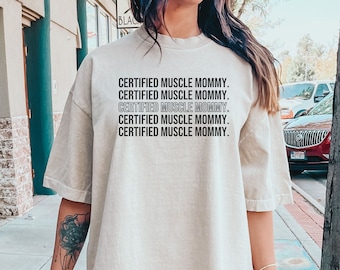 Muscle Mommy Gym Pump Cover T-shirt, divertente maglietta da palestra per allenamento, abbigliamento da palestra per ragazza, regali per sollevamento pesi, maglietta da palestra regalo per topo da palestra