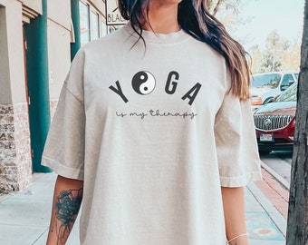 Ying Yang shirt, yoga liefhebber Yin Yang T shirt, spiritueel shirt voor yoga-instructeur, Zen shirt, geestelijke gezondheid shirt, meditatie tee shirt