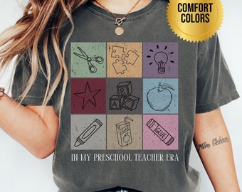Preschool Teacher Shirt, First Day of School Shirt for Teacher, Back to School Teacher Shirt for Women, New Teacher Shirt, Preschool Squad