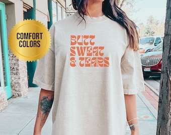 Pump Cover Gym Shirt for Muscle Mommy, Oversized Shirt for Weightlifting, Gym Gift for Girlfriend, Gift for Gym Rat, Comfort Colors Shirt