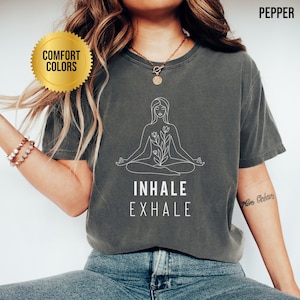Yoga Shirt for Yoga Lover, Yoga Gift, Namaste, Spiritual Shirt for Yoga Instructor, Zen Shirt, Mental Health Shirt, Meditation Tee Shirt