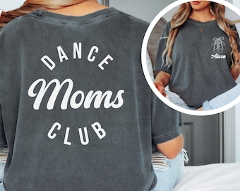 Camiseta personalizada para mamá bailarina con nombre de niño, regalo personalizado para el Día de la Madre, regalo de hija, regalo para mamá de competición de baile.