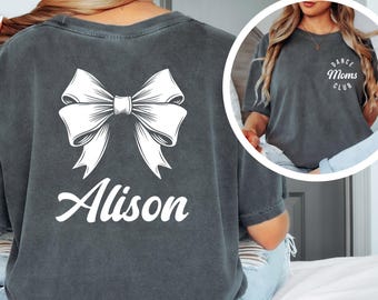 Camiseta personalizada para mamá bailarina con nombre de niño, regalo personalizado para el Día de la Madre, regalo de hija, regalo para mamá de competición de baile.