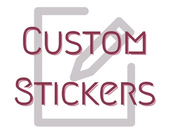 Custom Vinyl Stickers: Holographic, Matte, or Laminate (1x1 - 6x6)