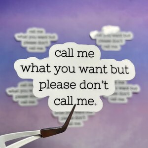 Please Don’t | Sticker | Sassy