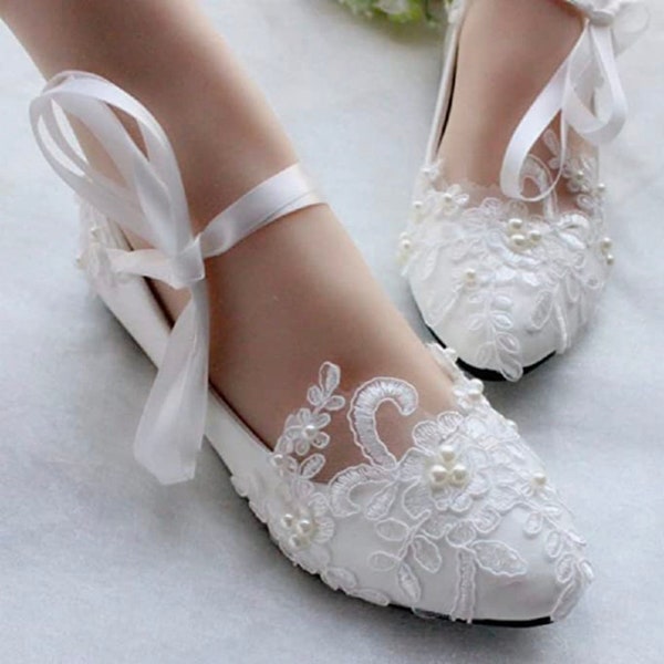 Lacey Wedding Shoes - Etsy