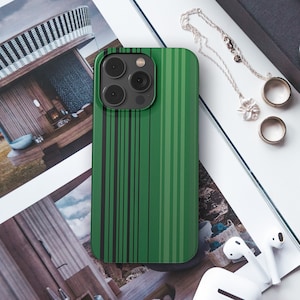 Striped Green Phone Case iPhone 14 Phone Case For iPhone 11 12 13 Pro Plus Mini Max Ultra Aesthetic Phone Case Army Green iPhone Case