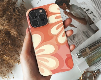 Retro 80s 90s Groovy Retro Aesthetic Boho Flower Hippie Inspired Y2K Phone Case iPhone 13 Case 12 Case 11 Case 13 Pro Max Case 12 Pro Case