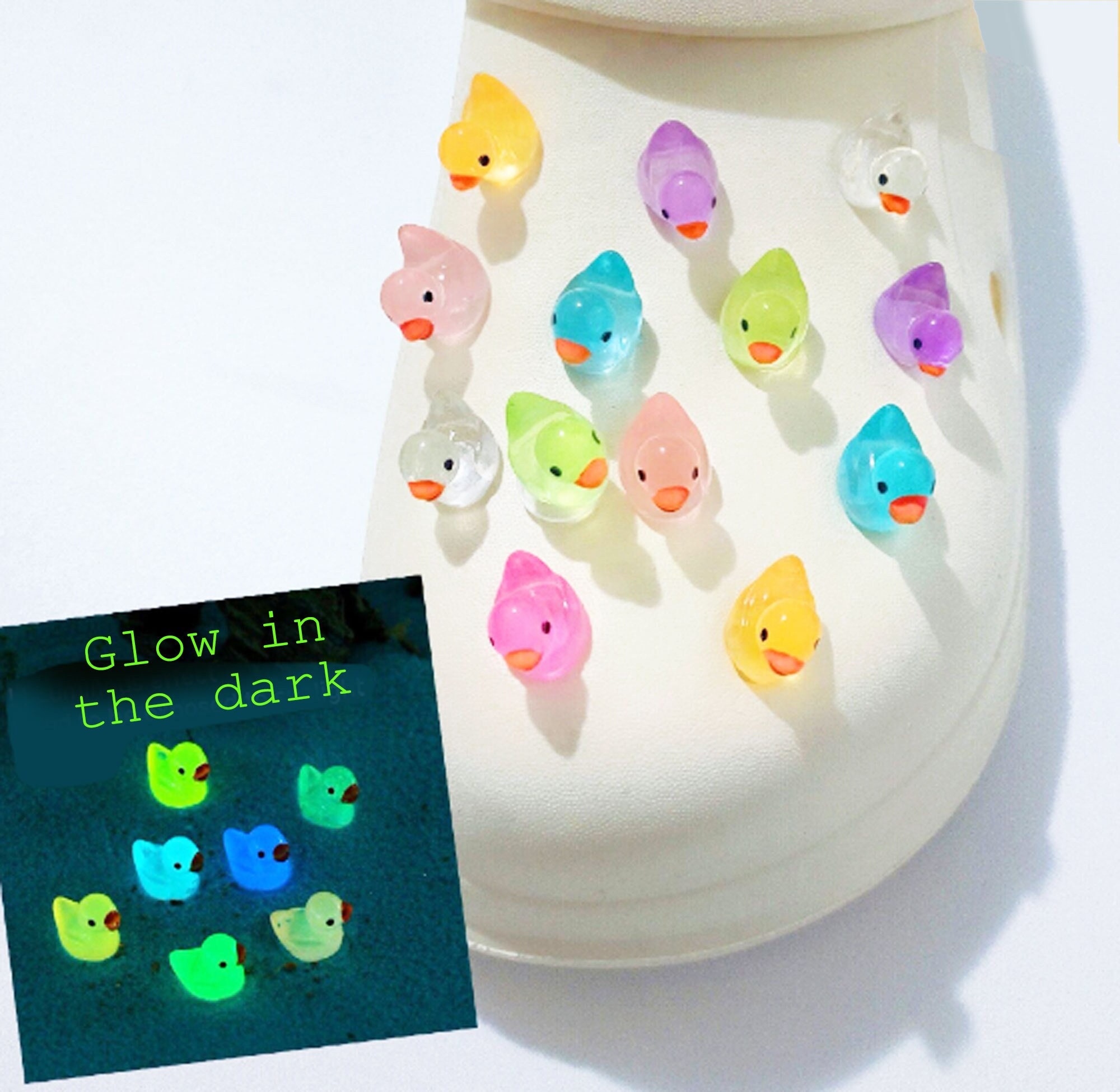 Glow in the Dark Book Charms  Plastic Book Charms for Students Charms