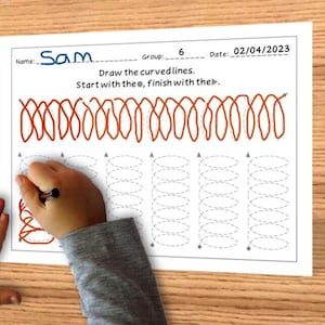 Pencil Control Line Tracing | 40 PDF Worksheets | A4 Size