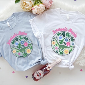 Dinosaur Bachelorette Party T-Shirts, Dinosaur Bride T-shirt, Tribe Dinosaur Tee, Dino Wedding Party Tees, Funny Bachelorette Party