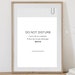 Do Not Disturb Sign Printable, Office Door Sign, Instant Download Sign ...
