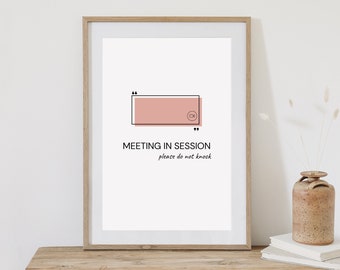 Do Not Disturb Sign Printable Office Door Sign Instant - Etsy