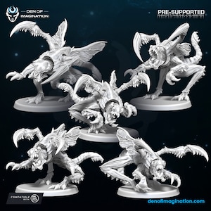 Corridori dell&#39;alveare, miniatura da tavolo - D&D - Wargaming - Grimdark - OnePageRules - SciFi - Stampa 3D
