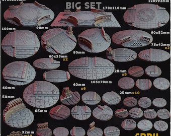 Sisters Of Temple, 16 Größen - Miniatur Sockel - Tabletop - 32mm - Wargaming - RPG - SciFi - 3D-Druck