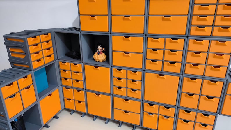 Modular Storage Rack With Drawers – 3D Printed - Etsy