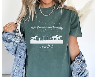 Camisa occidental cristiana Camiseta de caballo Versículo bíblico Camisa Matthew Christian Merch Camisa del Medio Oeste Ropa cristiana Camiseta de adoración Boutique occidental