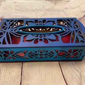 Carved Tissue Box 