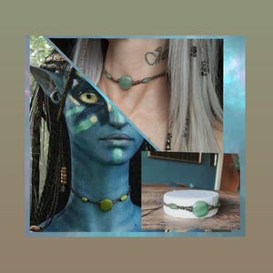 Avatar - Neytiri&#39;s necklace replica + sticker set