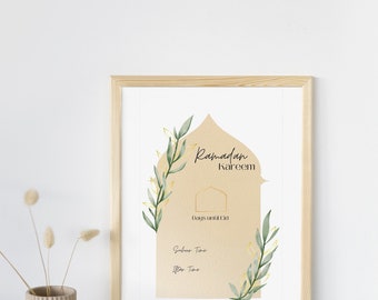 Ramadan Mubarak, Ramadan Mubarak, Eid Countdown, Dua, Islamic Art, Islamic Print, Printable, Muslim Art, Ramadan Printable